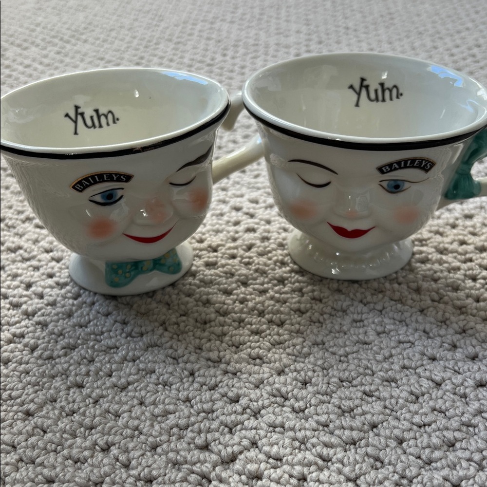 Vintage Bailey’s Charming Face Mugs Set. Limited Edition 1996. - Picture 3 of 5